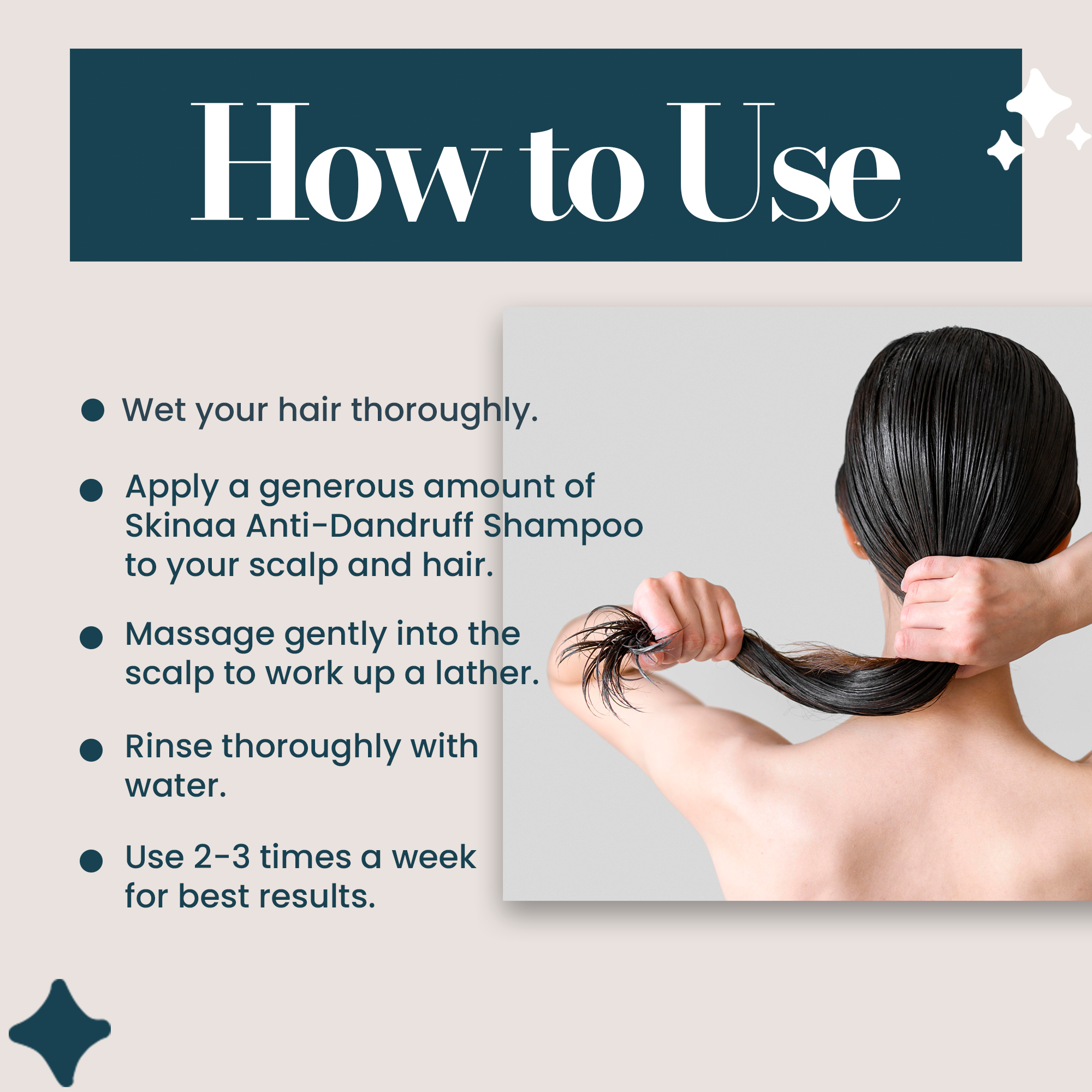 Customer reviews of Skinaa Anti-Dandruff Shampoo highlighting relief from dandruff, itching, and flaking with healthier scalp results